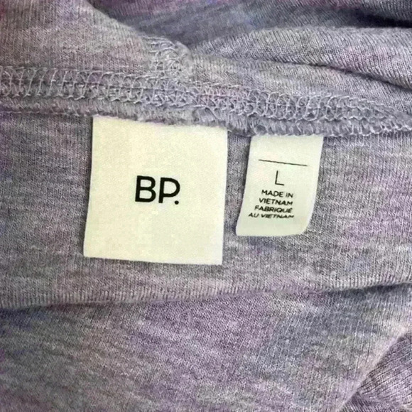 BP Light Purple Half Zip Hoodie Size Large - Picture 6 of 7